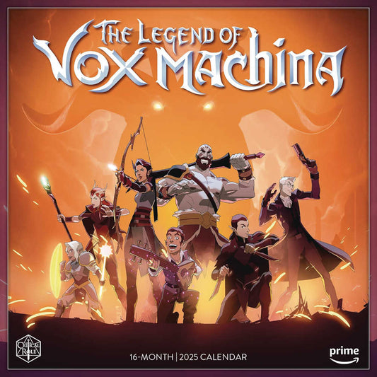 Legend Of Vox Machina 2025 Wall Calendar