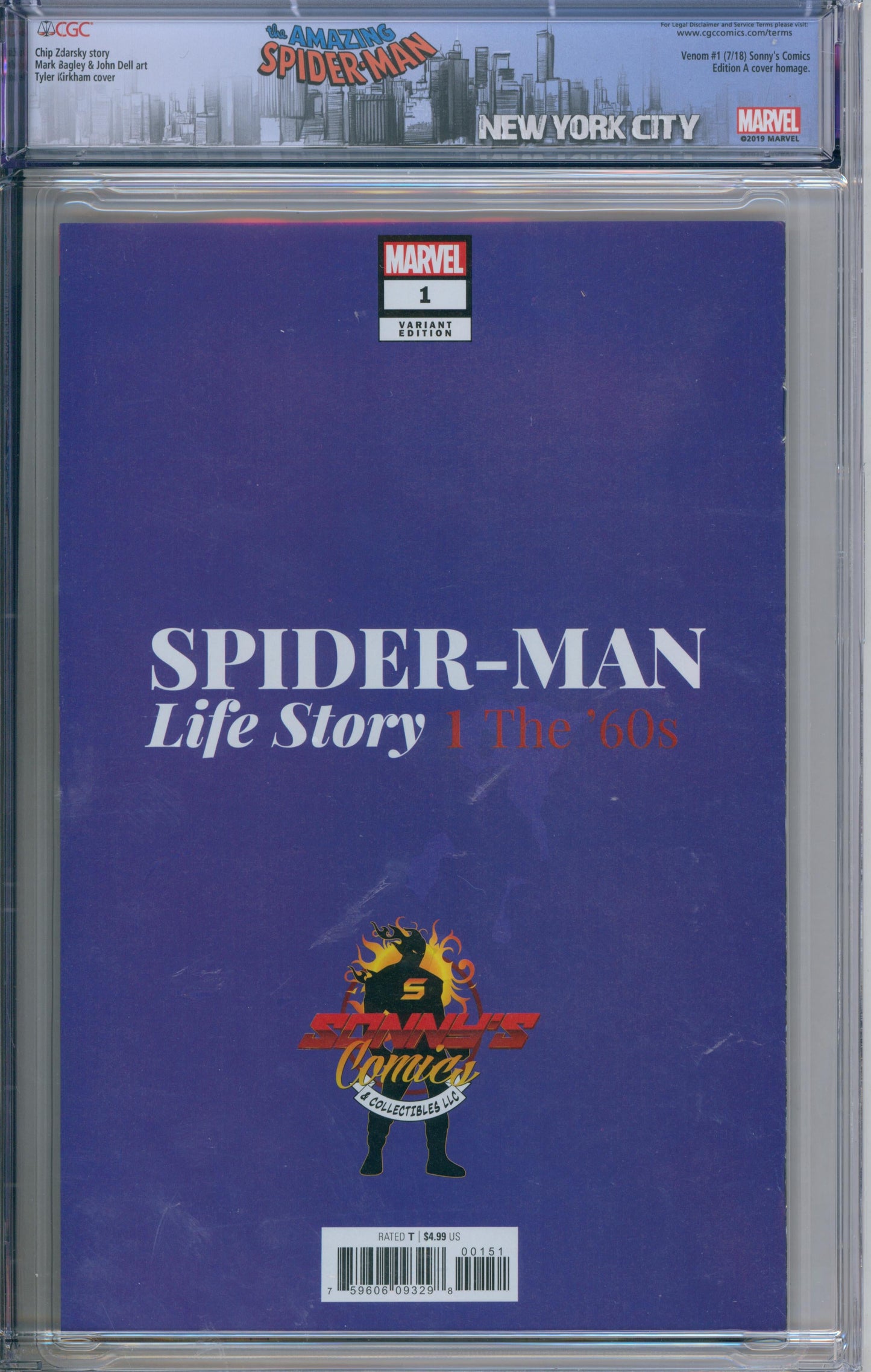 Spider-Man: Life Story #1 CGC 9.4 Sonny Comics Edition A