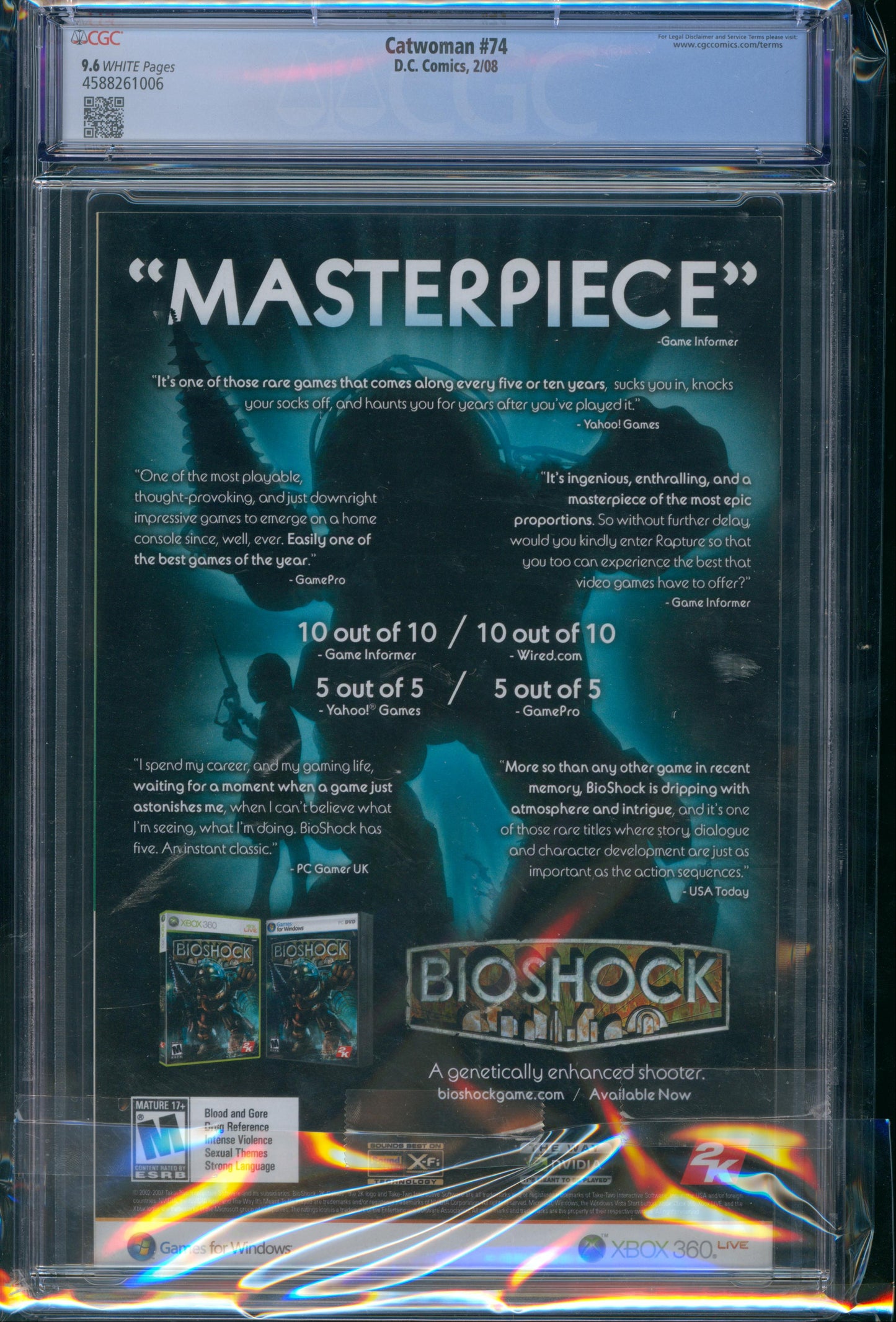 Catwoman #74 CGC 9.6