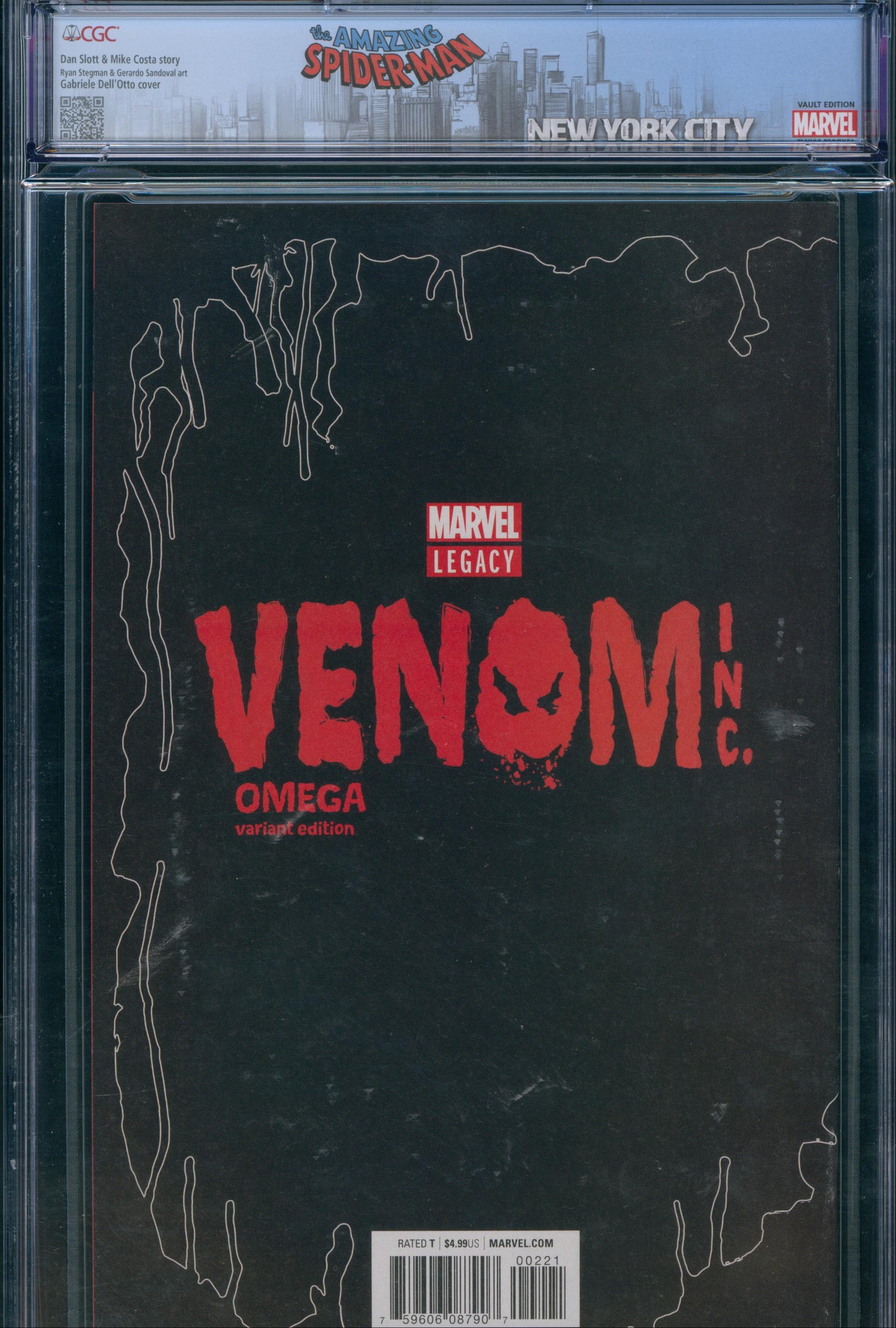 Amazing Spider-Man: Venom Inc. Omega #1 CGC 9.8 - 2018 - Variant Edition