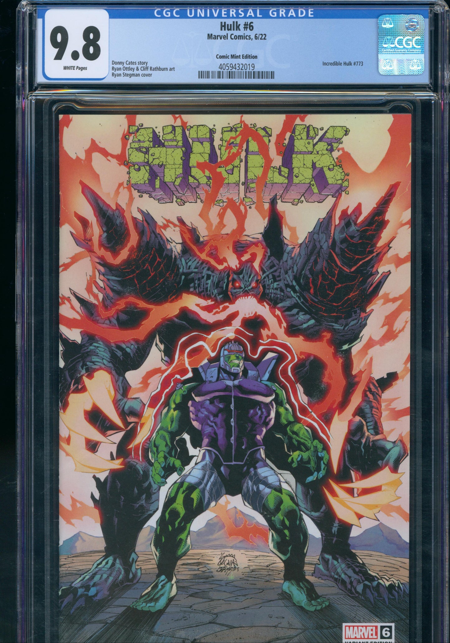 Hulk #6 2022 CGC 9.8 Comic Mint Edition