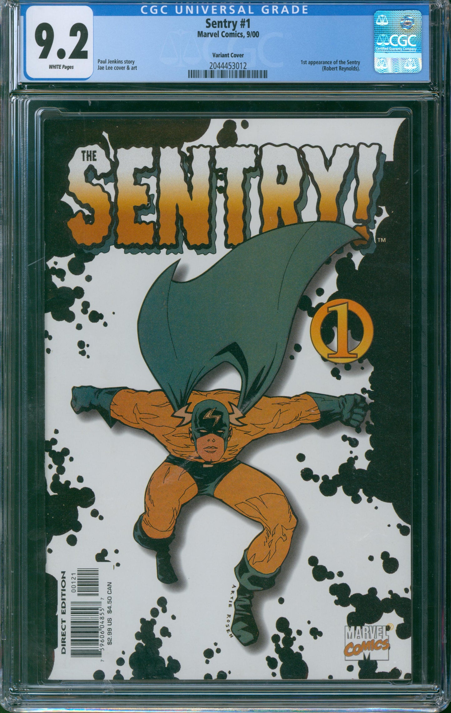 Sentry #1 CGC 9.2 - 1st appearance of the Sentry (Robert Reynolds)