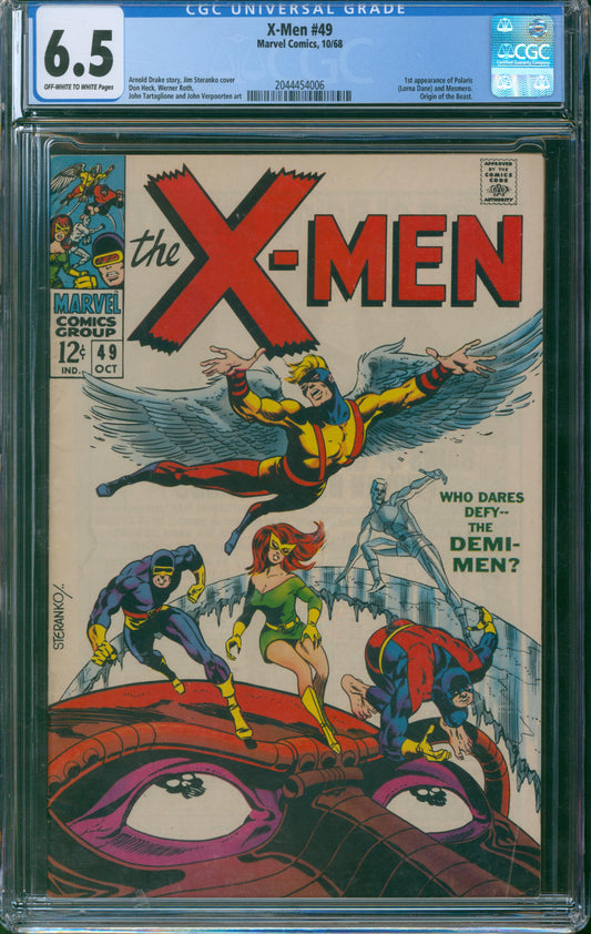 X-Men #49 1968 CGC 6.5 - Origin of the Beast
