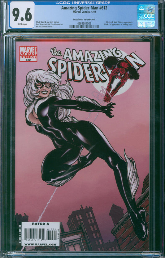 Amazing Spider-Man #612 2010 CGC 9.6 - McGuinness Variant Cover