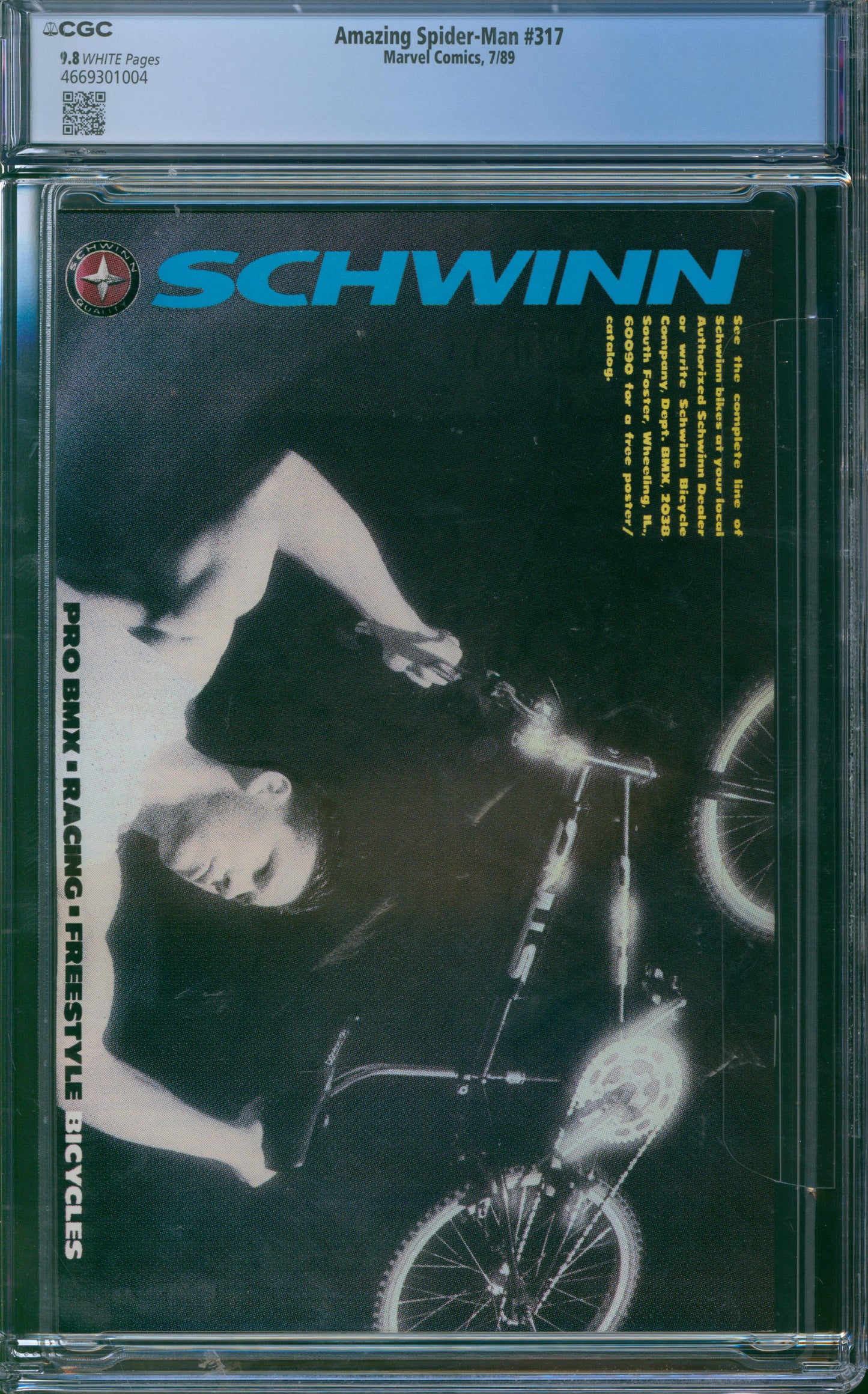 Amazing Spider-Man #317 1989 CGC 9.8 - Venom & Thing Appearance