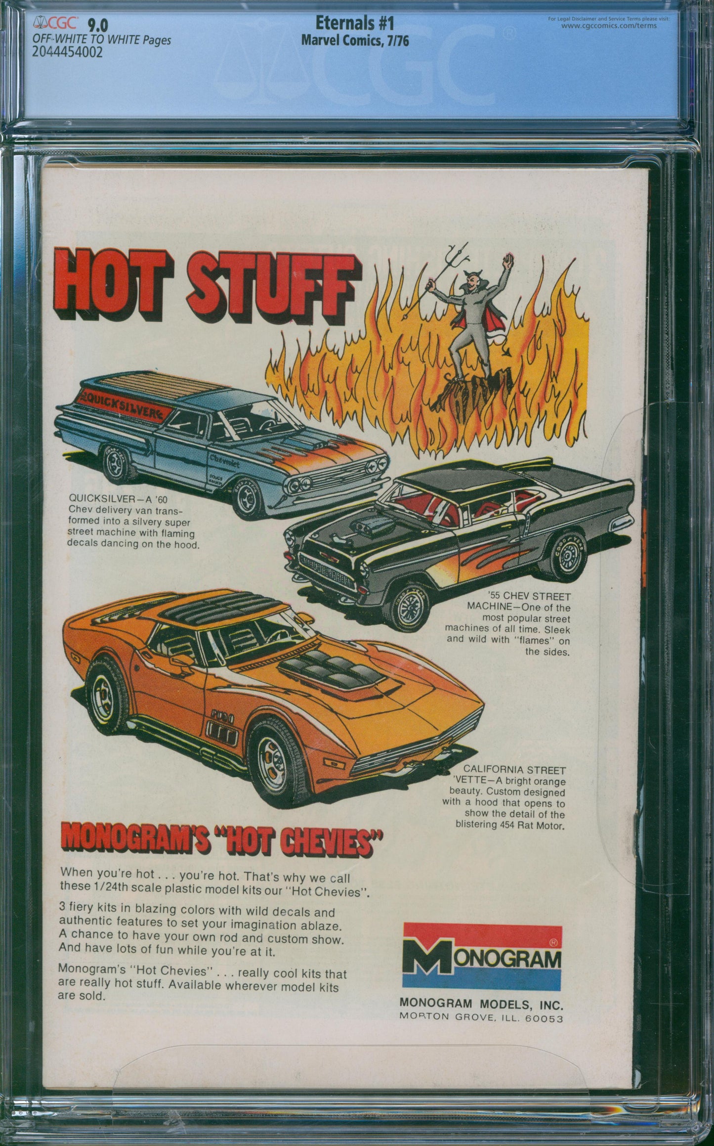 Eternals #1 1976 CGC 9.0 - Origin & 1st appearance of the Eternals