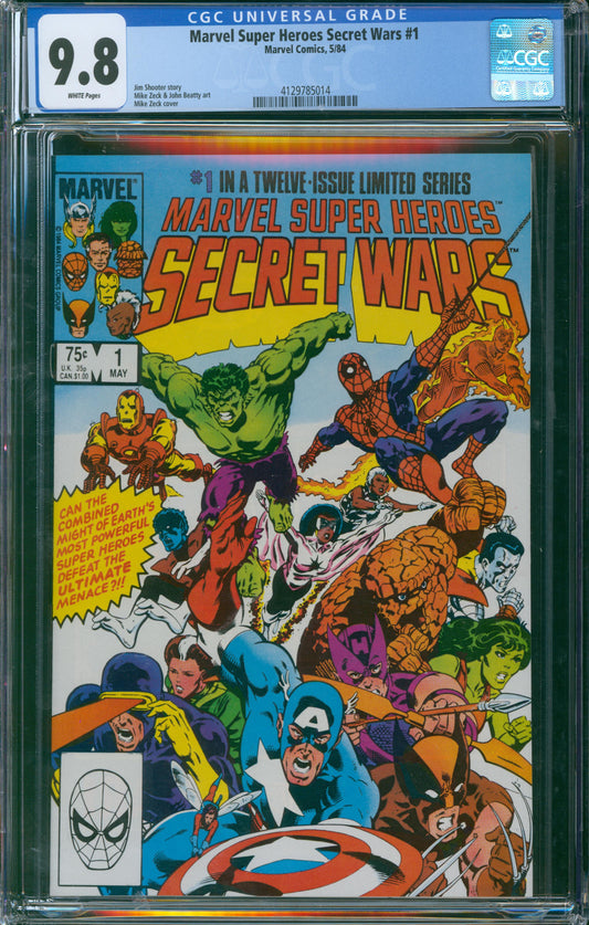 Marvel Super Heroes Secret Wars #1 1984 CGC 9.8