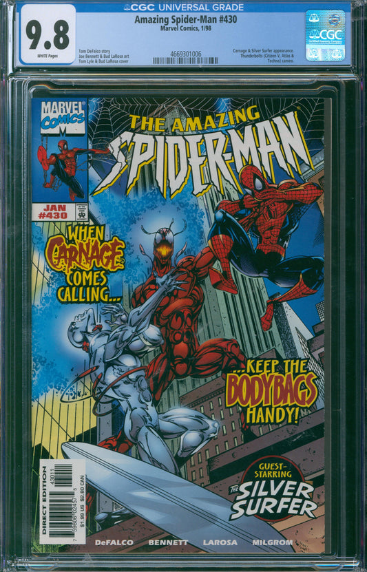 Amazing Spider-Man #430 1998 CGC 9.8
