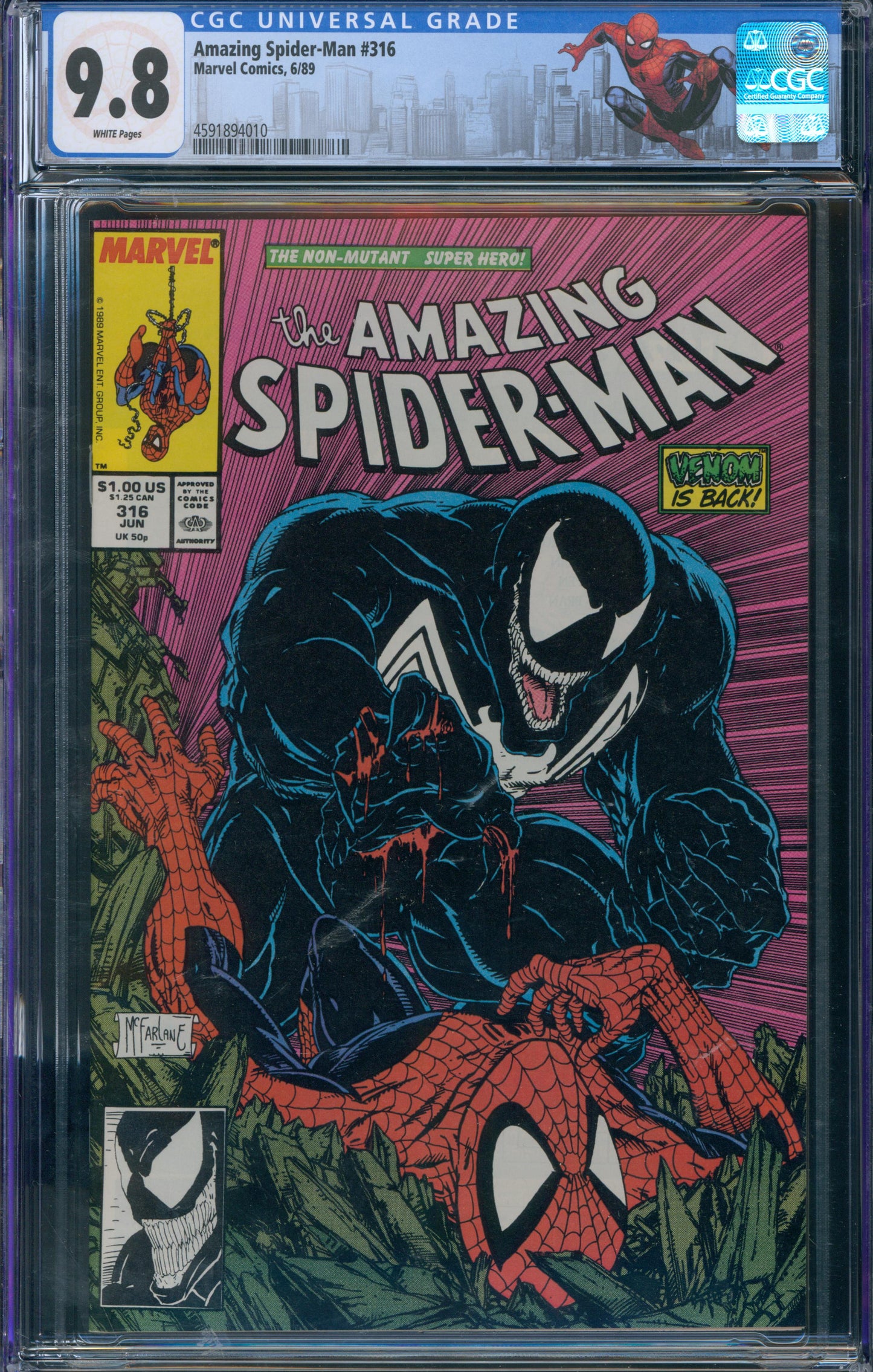 Amazing Spider-Man #316 CGC 9.8