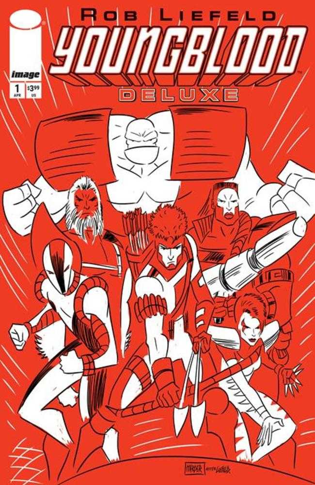 Youngblood Deluxe #1 Cover C 1 in 25 Justin Harder Variant