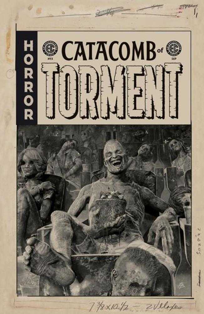 EC Catacomb Of Torment #3 Cover D Inc 1:20 Bjorn Barends Black & White Artist Edition Variant