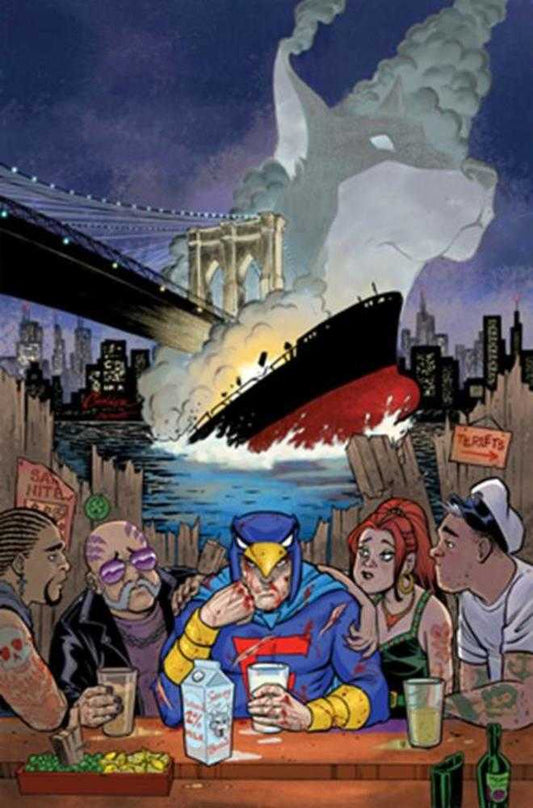 Blue Falcon & Dynomutt #2 Cover H Inc 1:15 Amanda Conner Full Art Variant