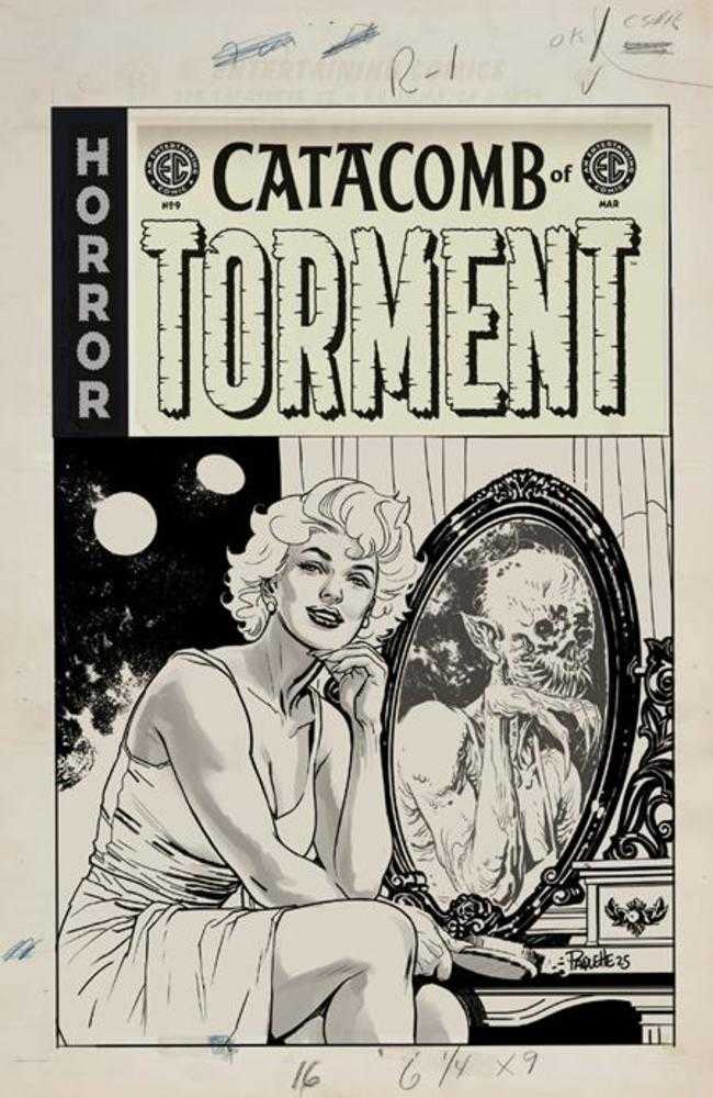 EC Catacomb Of Torment #9 Cover D Inc 1:20 Yanick Paquette Black & White Artists Edition Variant