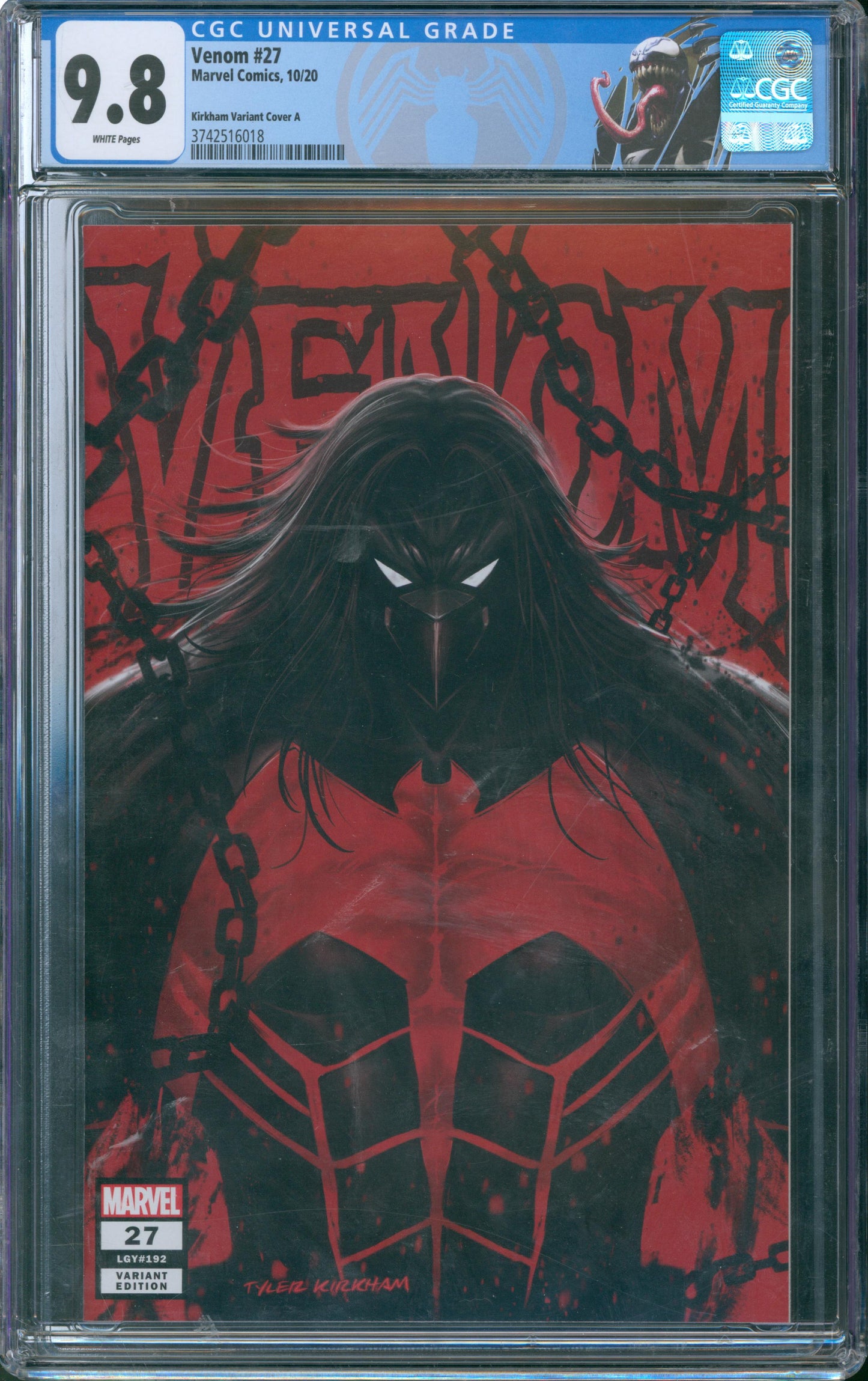 Venom #27 Kirkham Variant Cover A - CGC 9.8 - 2020