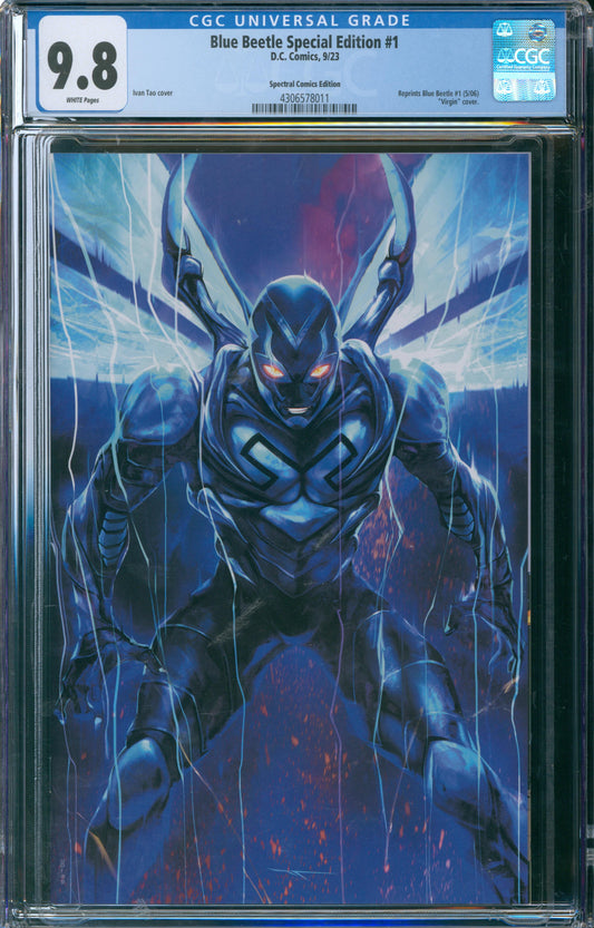 Blue Beetle Special Edition #1 CGC 9.8 Spectral Comics Edition 2023