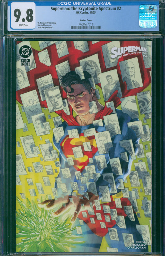 Superman: The Kryptonite Spectrum #2 CGC 9.8 - Variant Cover