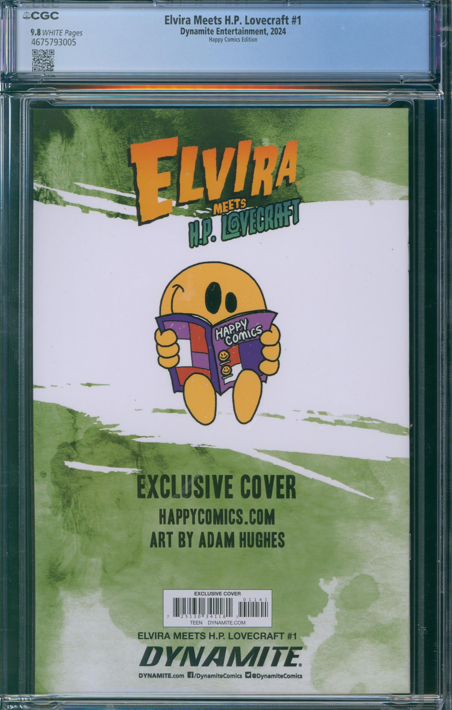 Elvira Meets H.P. Lovecraft #1 CGC 9.8 - Happy Comics Edition "Virgin" cover