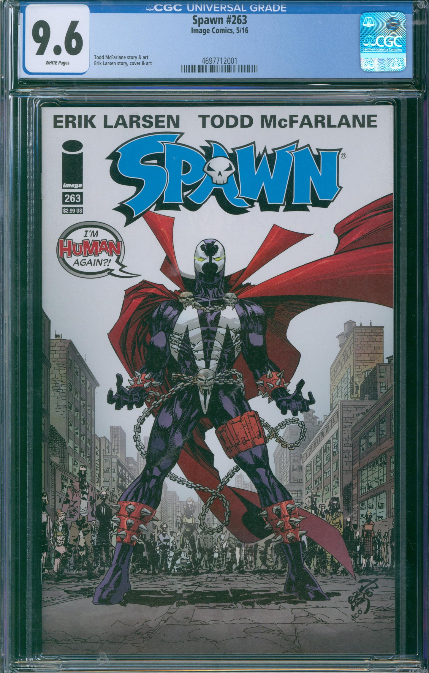 Spawn #263 CGC 9.6 2016