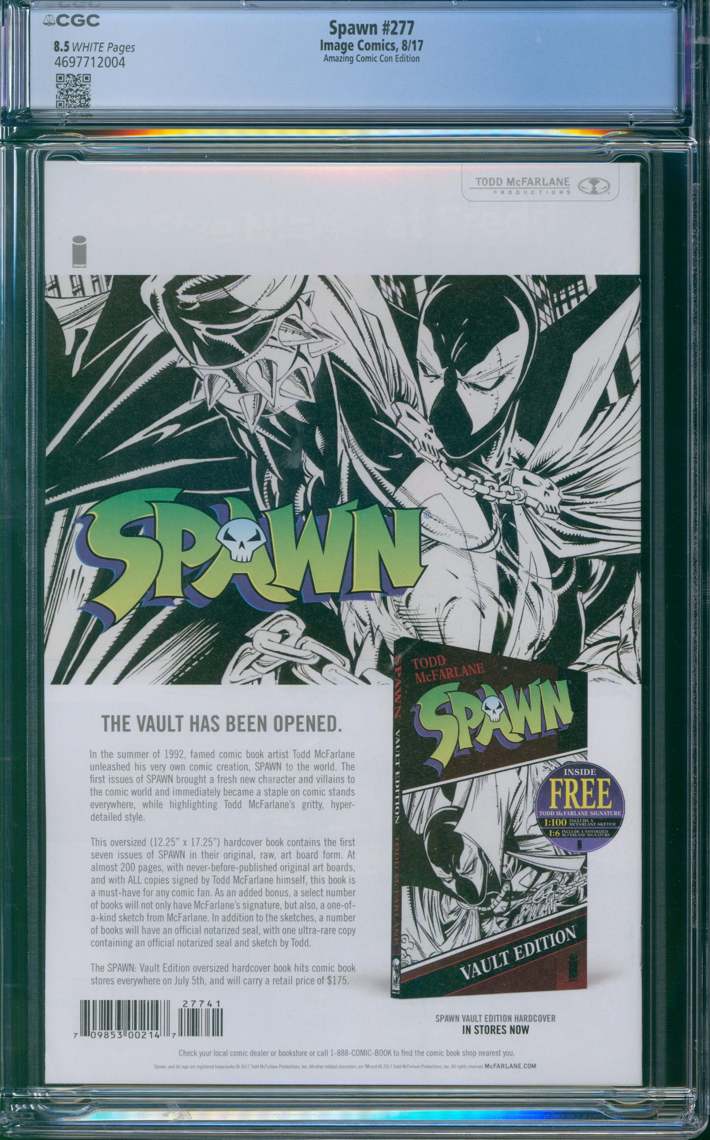 Spawn #277 CGC 8.5 Amazing Comic Con Edition