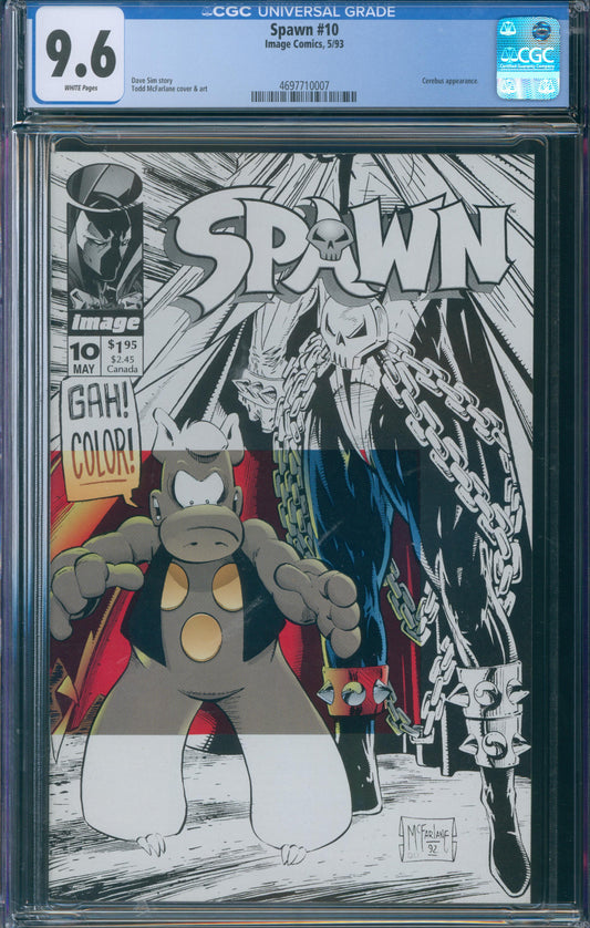 Spawn #10 CGC 9.6 - 1993