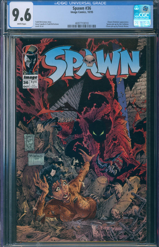 Spawn #36 CGC 9.6 - 1995