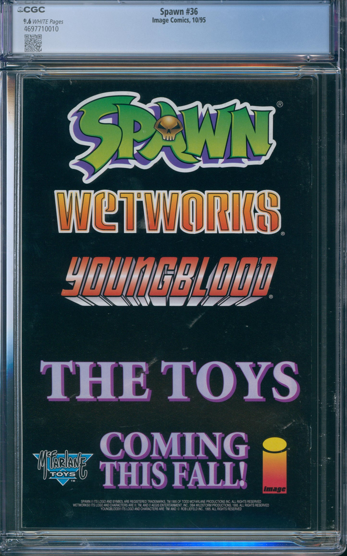 Spawn #36 CGC 9.6 - 1995