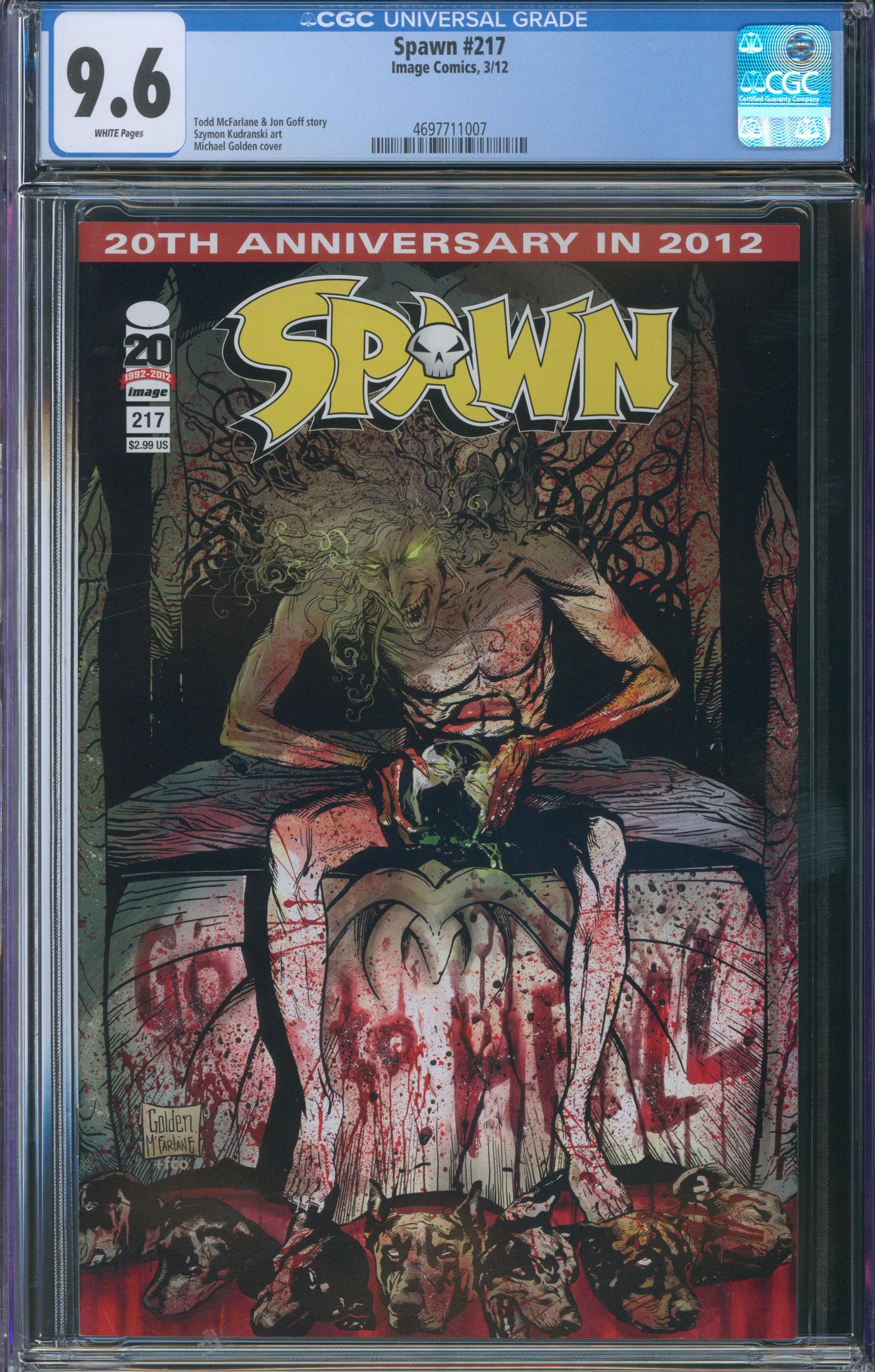 Spawn #217 CGC 9.6