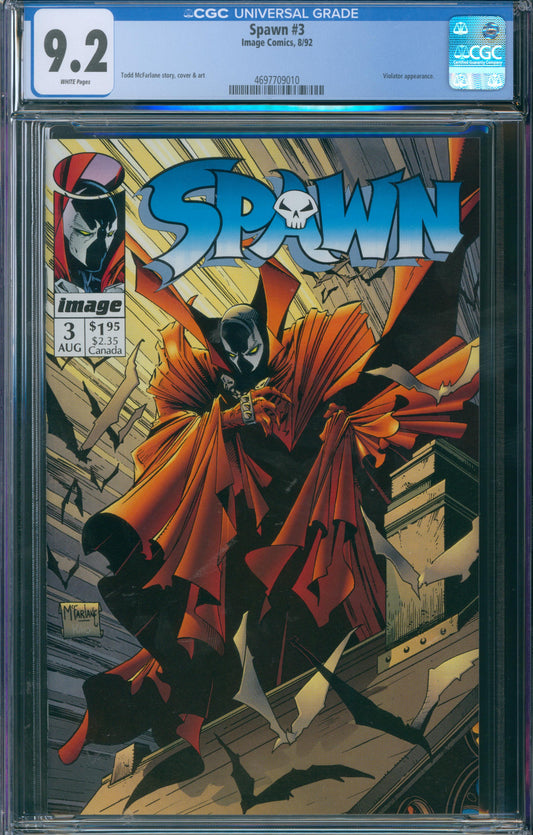 Spawn #3 CGC 9.2