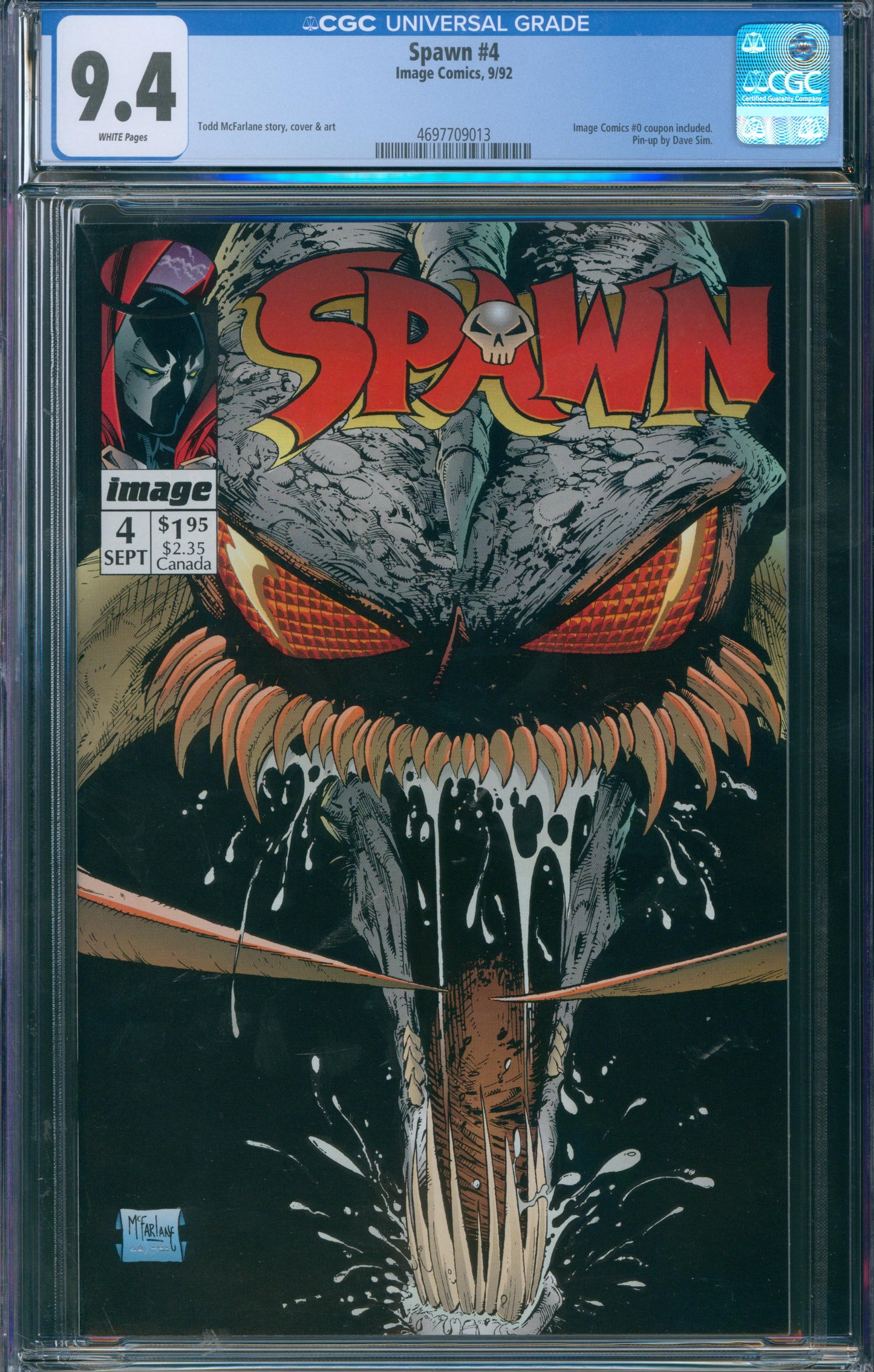 Spawn #4 CGC 9.4 (A)