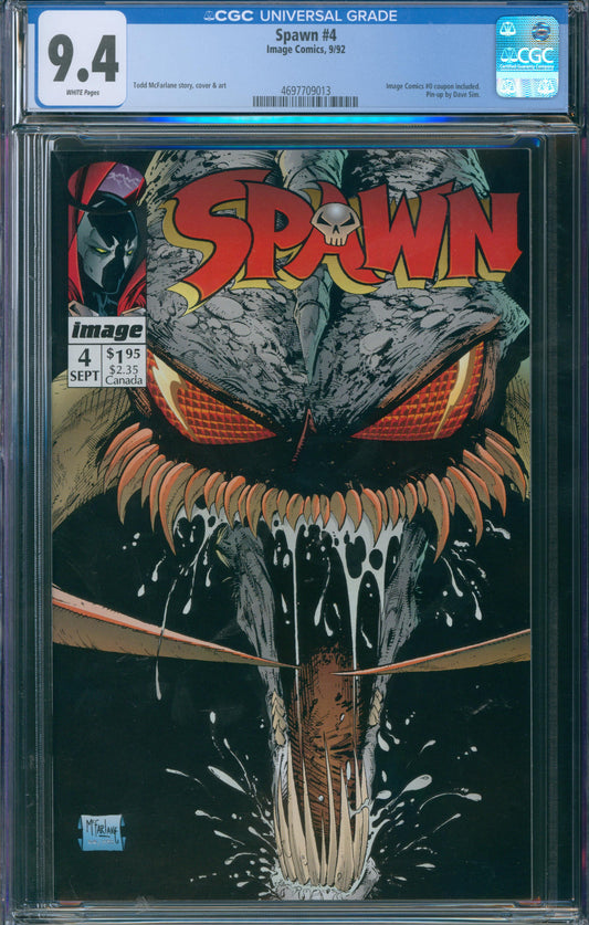 Spawn #4 CGC 9.4 (A)