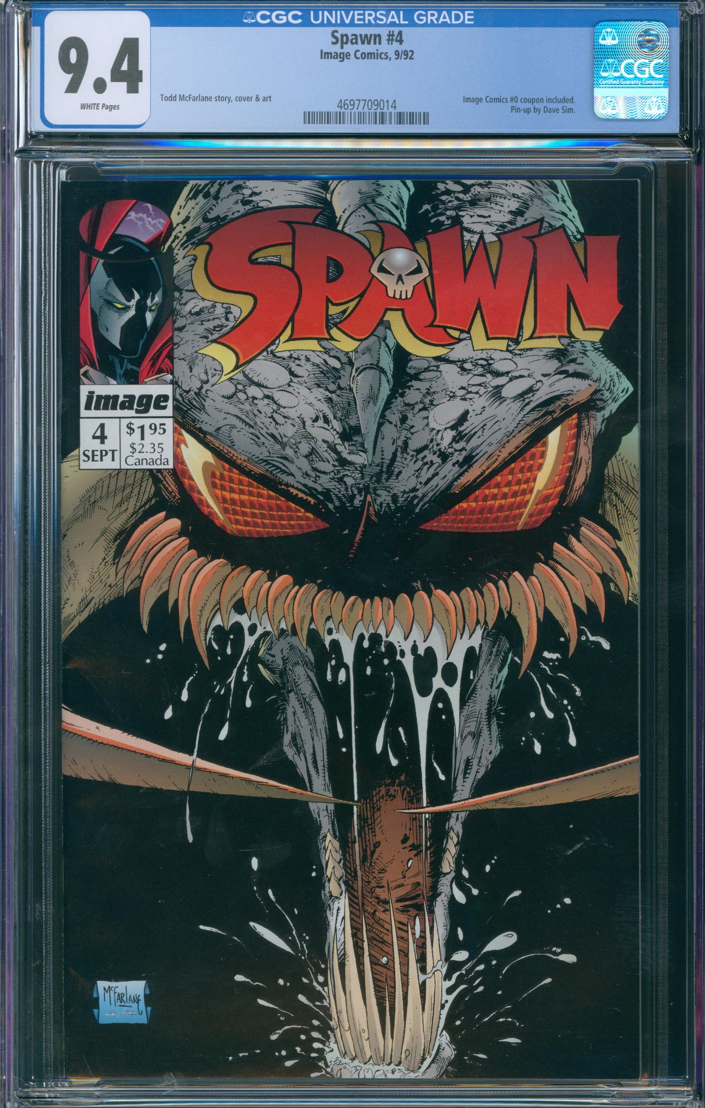 Spawn #4 CGC 9.4 (B)
