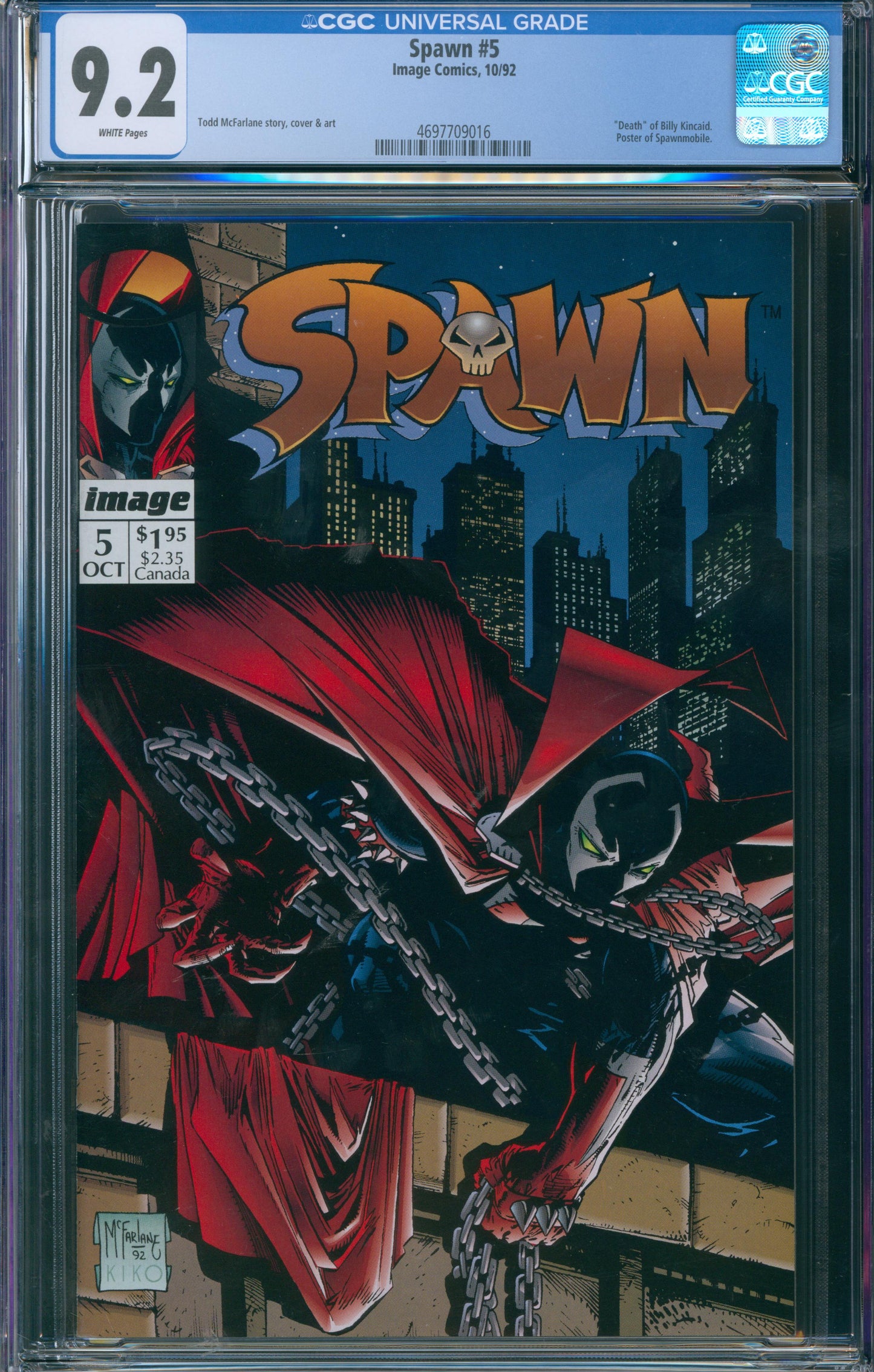 Spawn #5 CGC 9.2