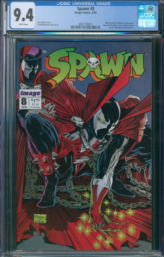 Spawn #8 CGC 9.4