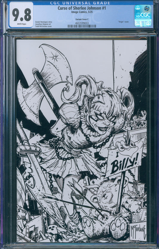 Curse of Sherlee Johnson #1 CGC 9.8 - Variant Cover C Virgin