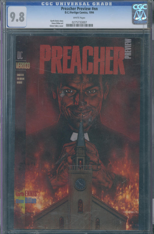 Preacher Preview #nn CGC 9.8