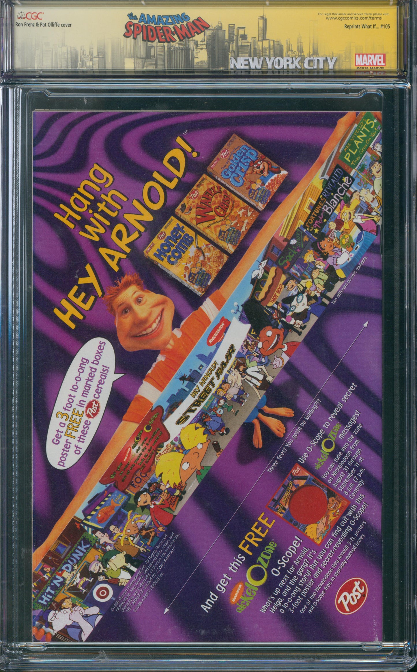 Spider-Girl #0 CGC 9.6 - SIGNED BY BILL SIENKIEWICZ - Reprints What If... #105