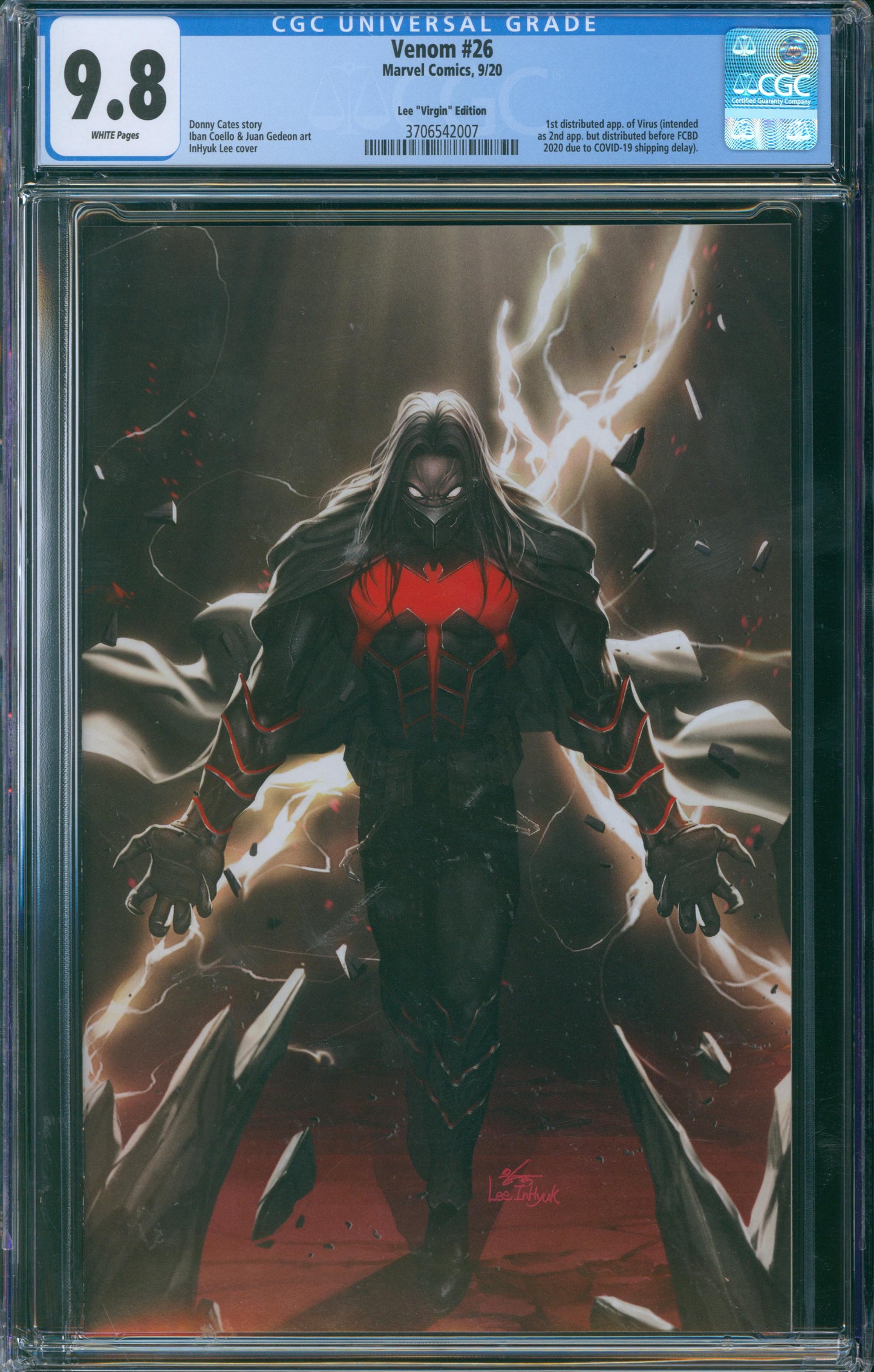 Venom #26 CGC 9.8 - Lee Virgin Edition