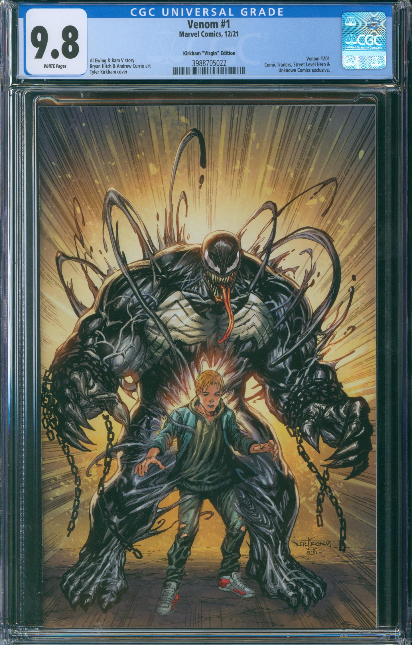 Venom #1 CGC 9.8 - Kirkham "Virgin" Edition