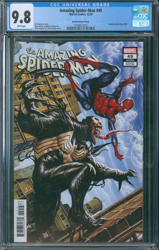 Amazing Spider-Man #49 CGC 9.8 - Brooks Variant Cover
