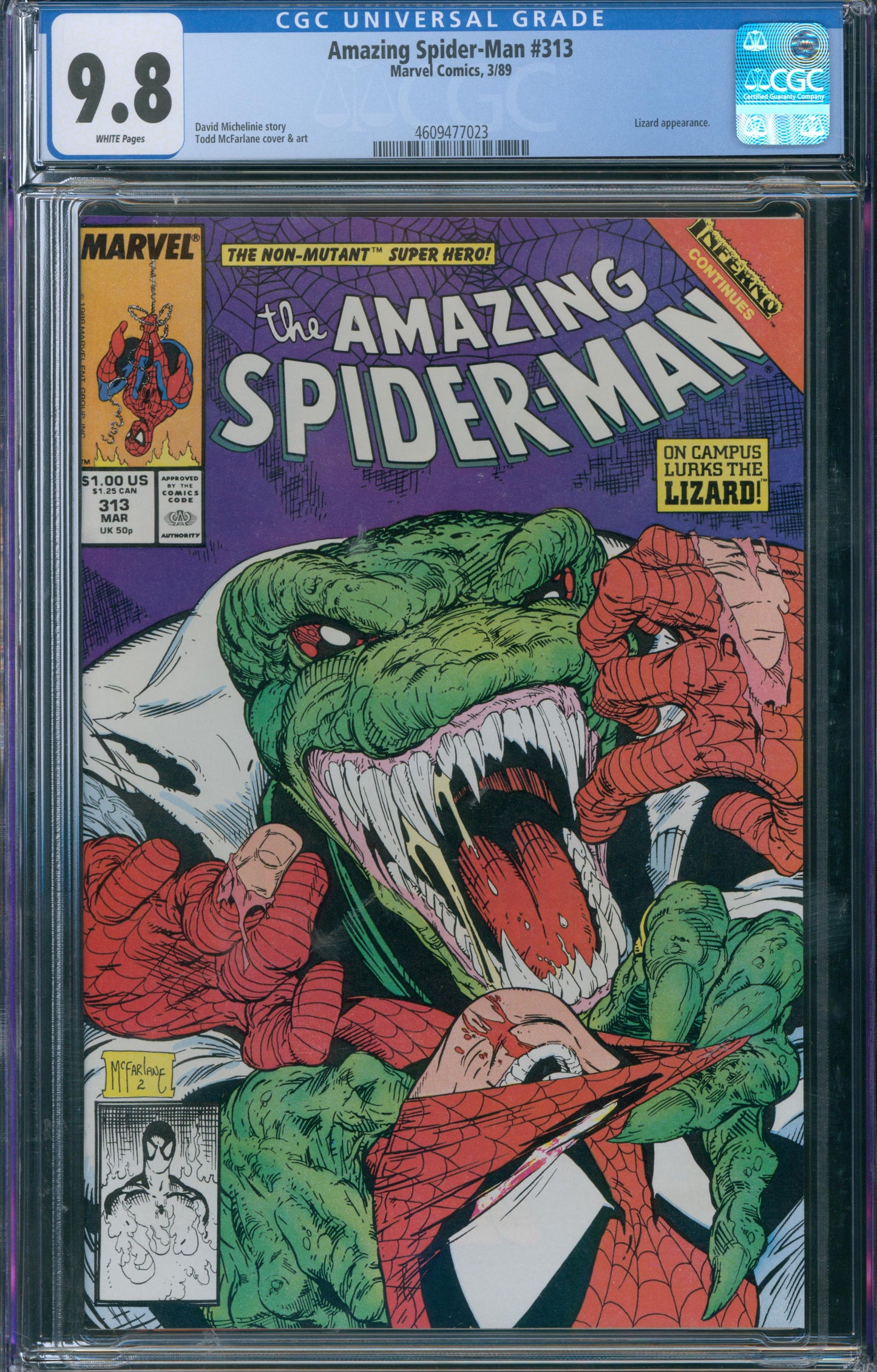Amazing Spider-Man #313 CGC 9.8 - 1989