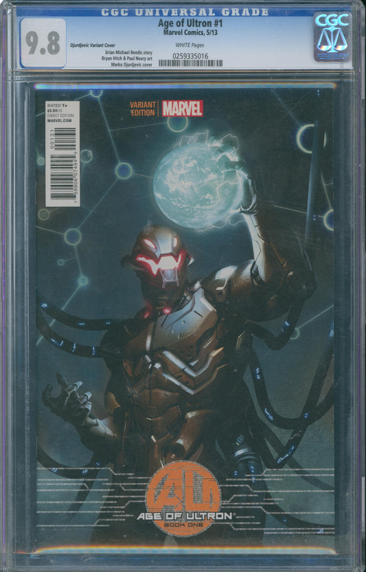 Age of Ultron #1 CGC 9.8 - Djurdjevic Variant Cover