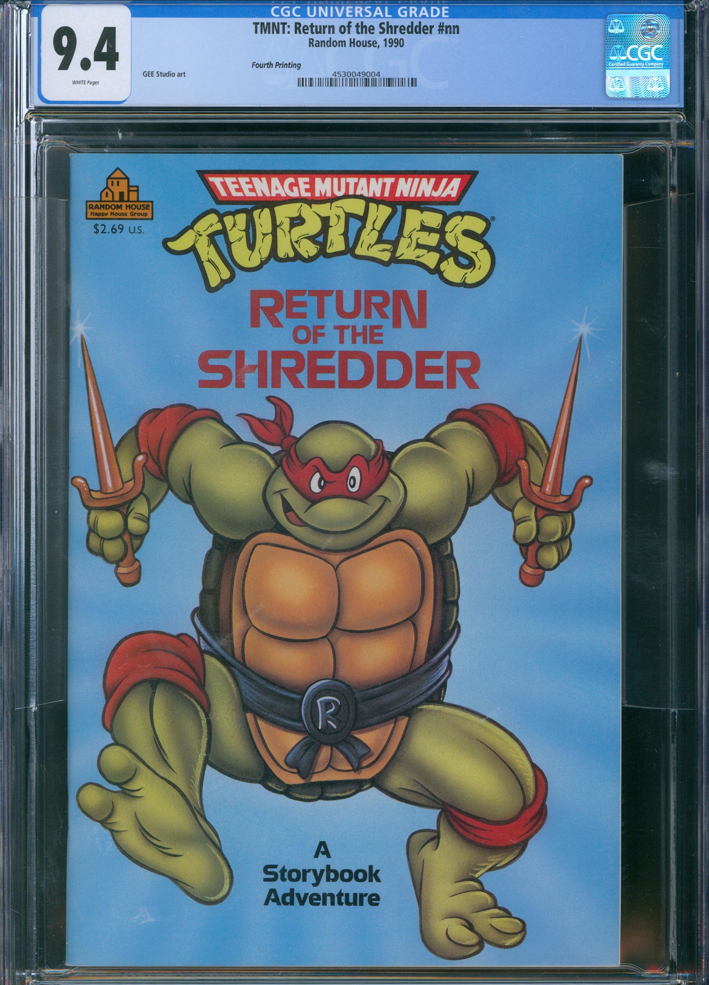 TMNT Graded Comic Book Set - A Storybook Adventure - Random House - 1990