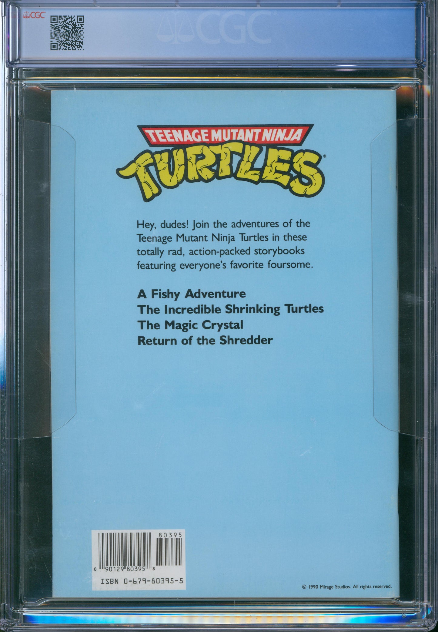 TMNT Graded Comic Book Set - A Storybook Adventure - Random House - 1990