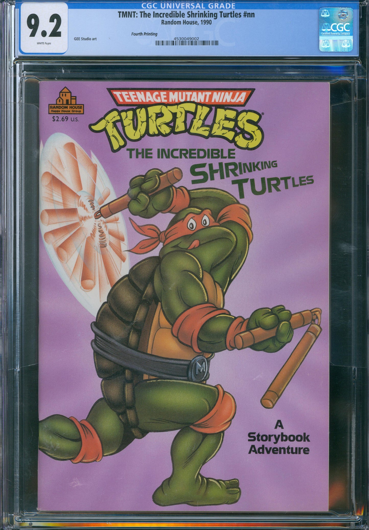 TMNT Graded Comic Book Set - A Storybook Adventure - Random House - 1990