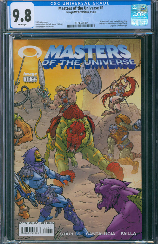 Masters Of The Universe #1 CGC 9.8 - Wraparound Cover