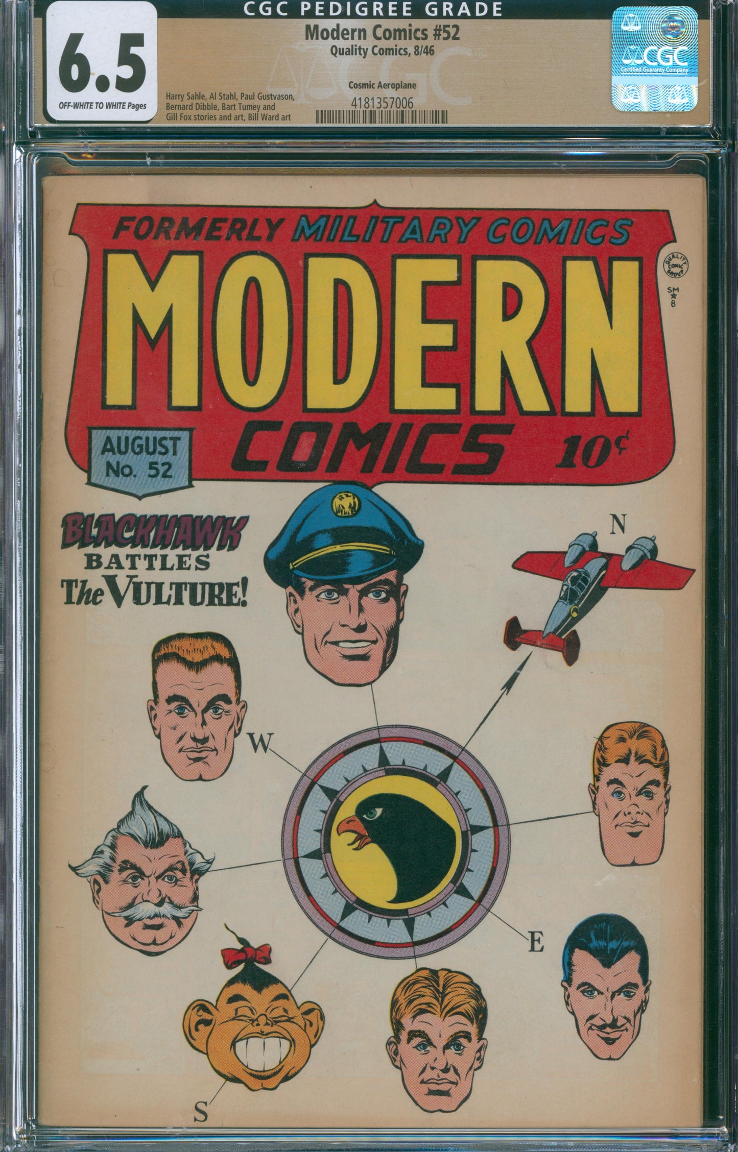 Modern Comics #52 CGC 6.5 - Cosmic Aeroplane - 1946