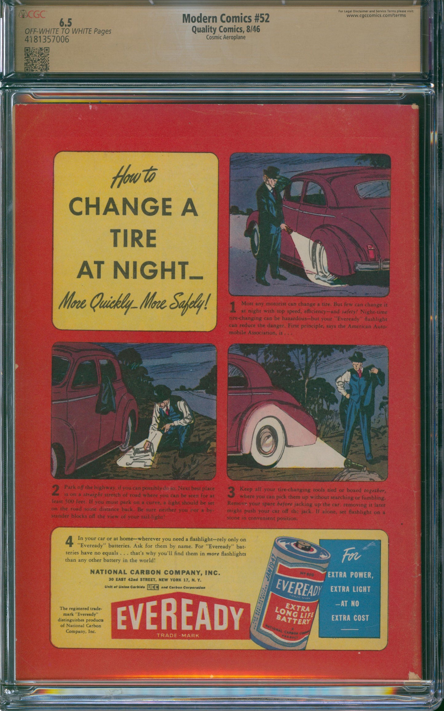 Modern Comics #52 CGC 6.5 - Cosmic Aeroplane - 1946