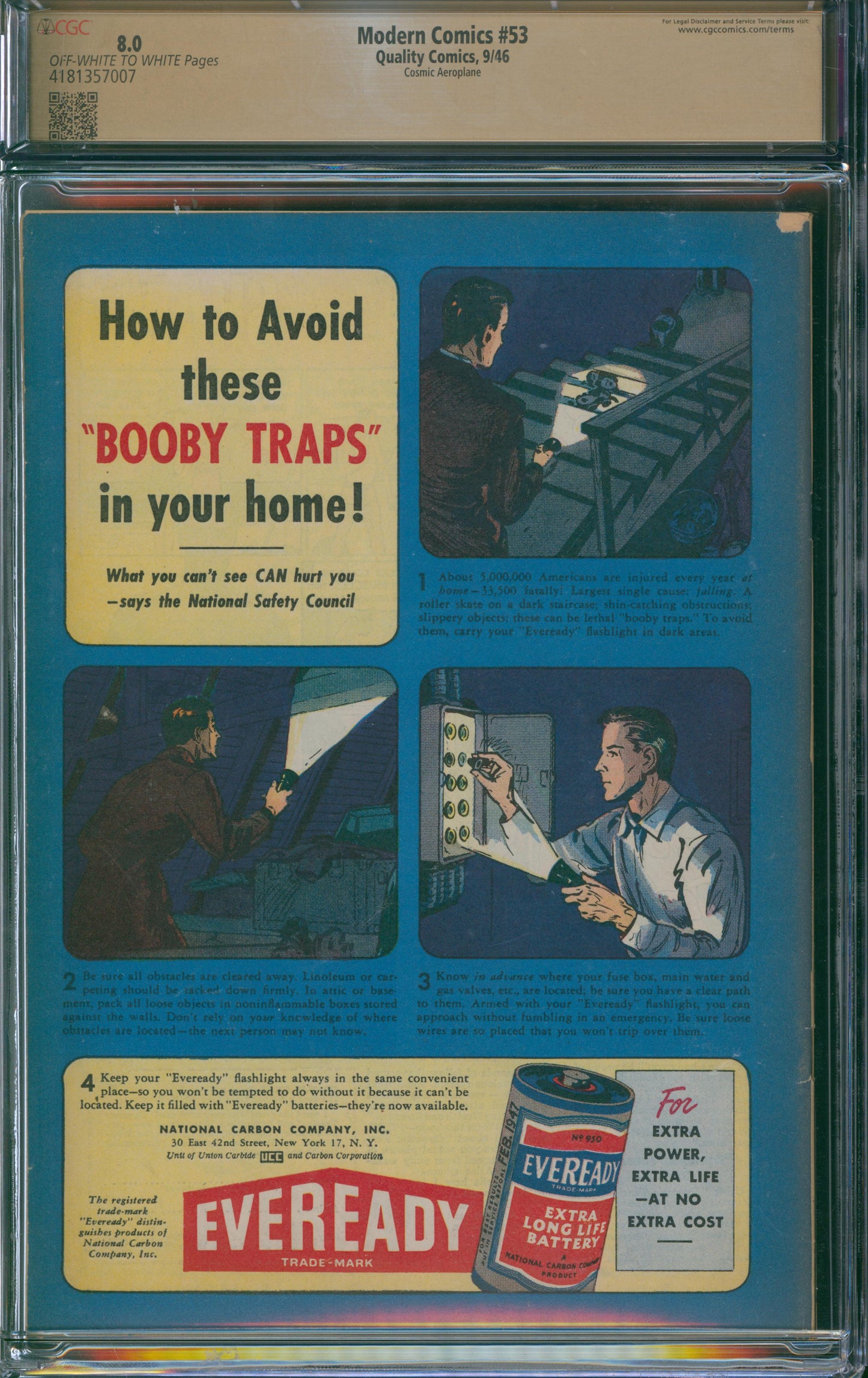 Modern Comics #53 CGC 8.0 - Cosmic Aeroplane - 1946