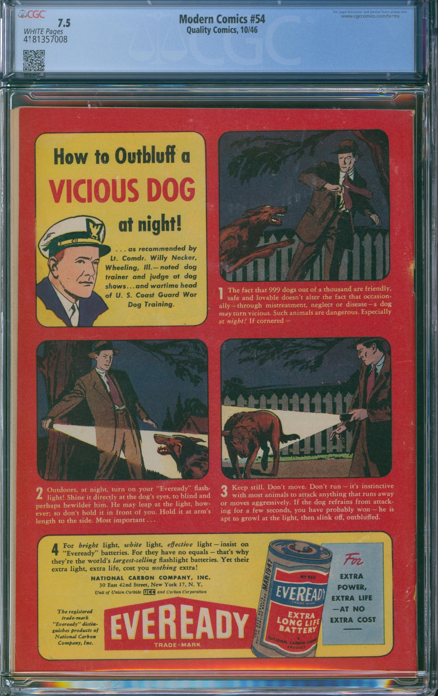 Modern Comics #54 CGC 7.5 - 1946