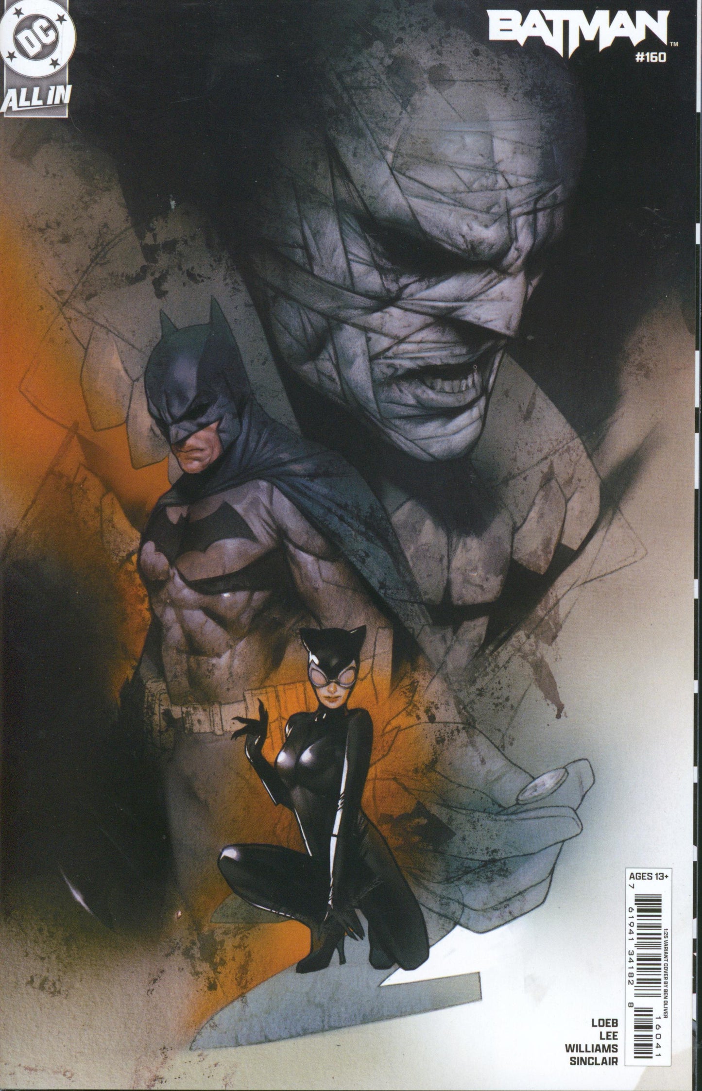 Batman #160 Cover G 1 in 25 Ben Oliver Card Stock Variant